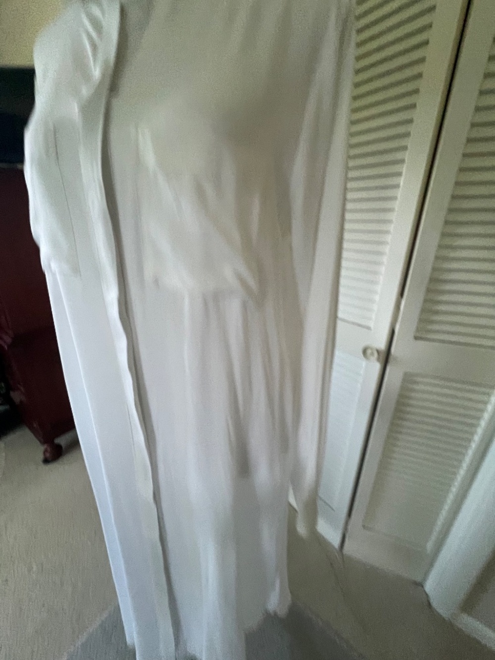 Chelsea & Violet White Long Shirt Style Coverup/Dress - Picture 3 of 15